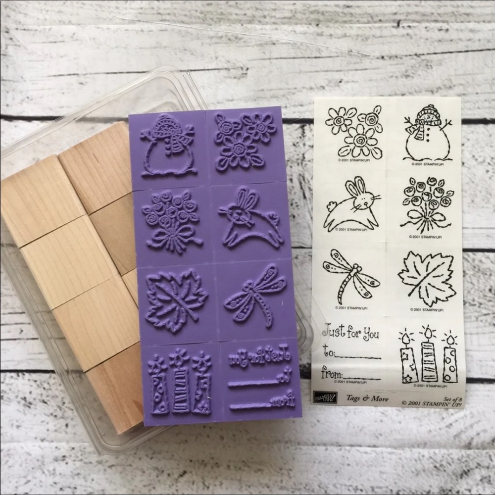 SU! “Tags & More” Rubber Stamp Set